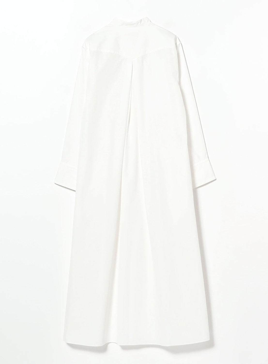 Cotton Nylon Flare Shirt Dress
