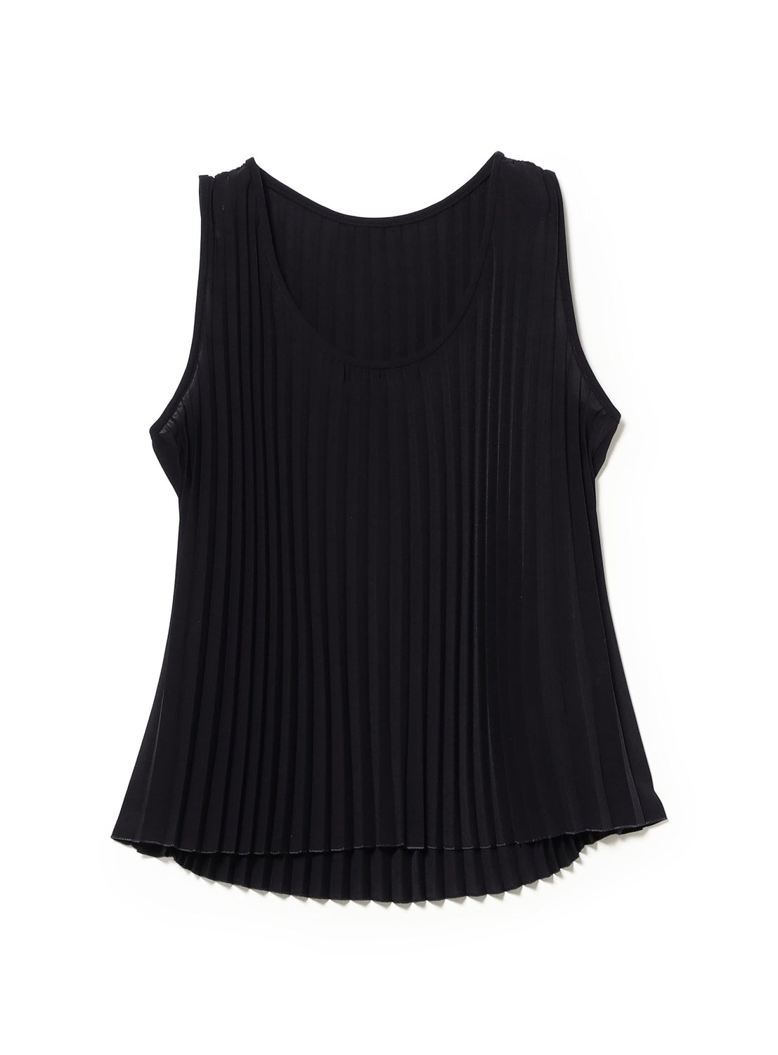 Pleated Sleeveless Top