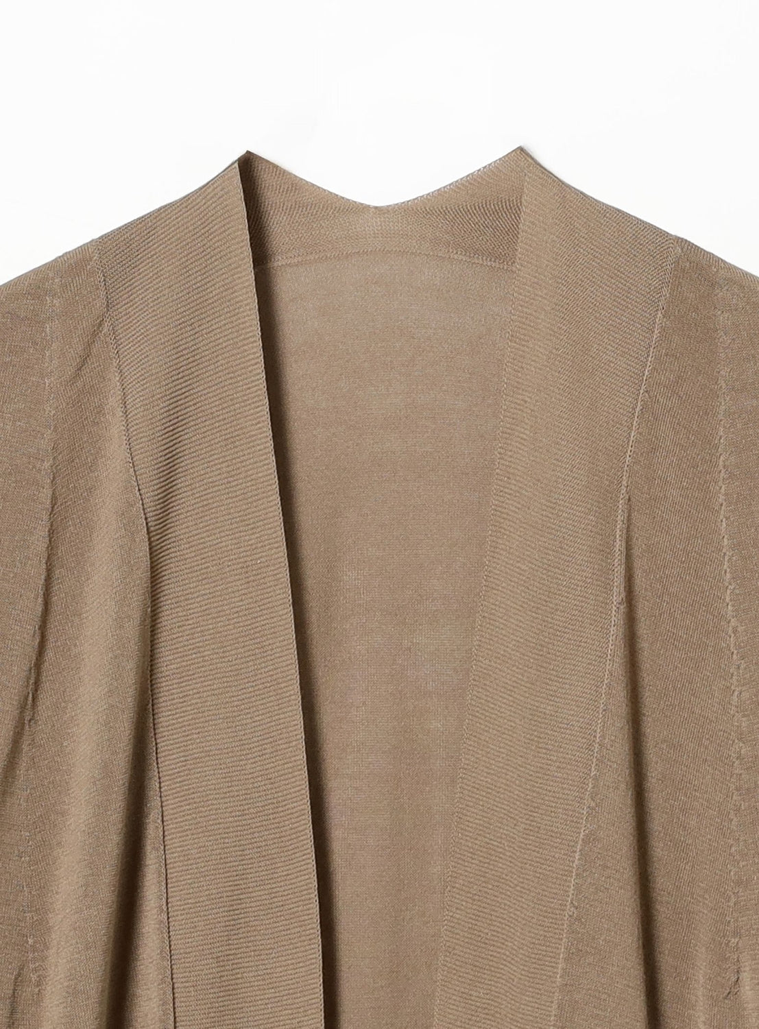 18-Gauge Cotton Acetate Long Cardigan