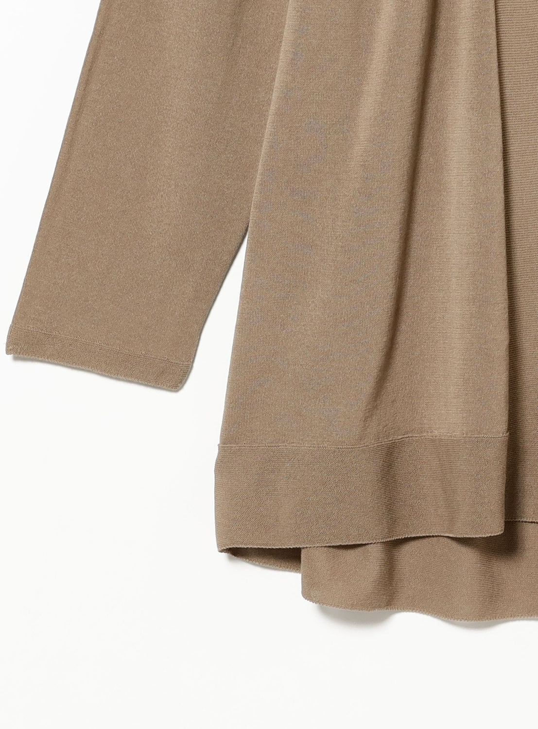 18-Gauge Cotton Acetate Long Cardigan