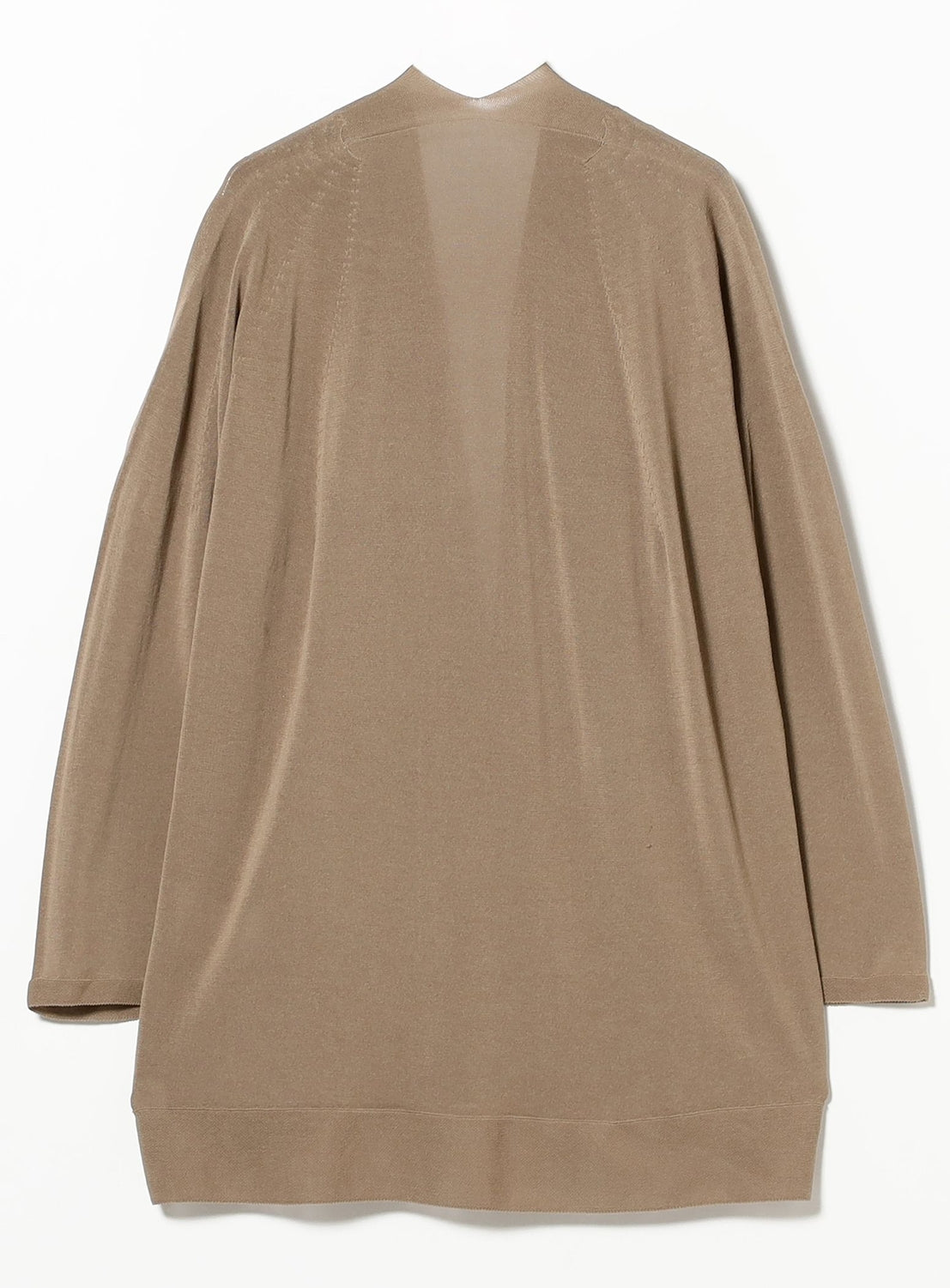 18-Gauge Cotton Acetate Long Cardigan