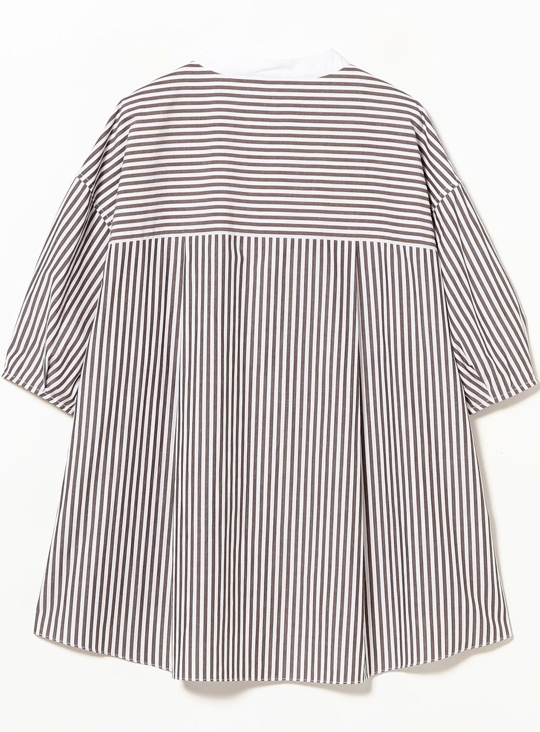 Feminine Half-Sleeve Volume Shirt