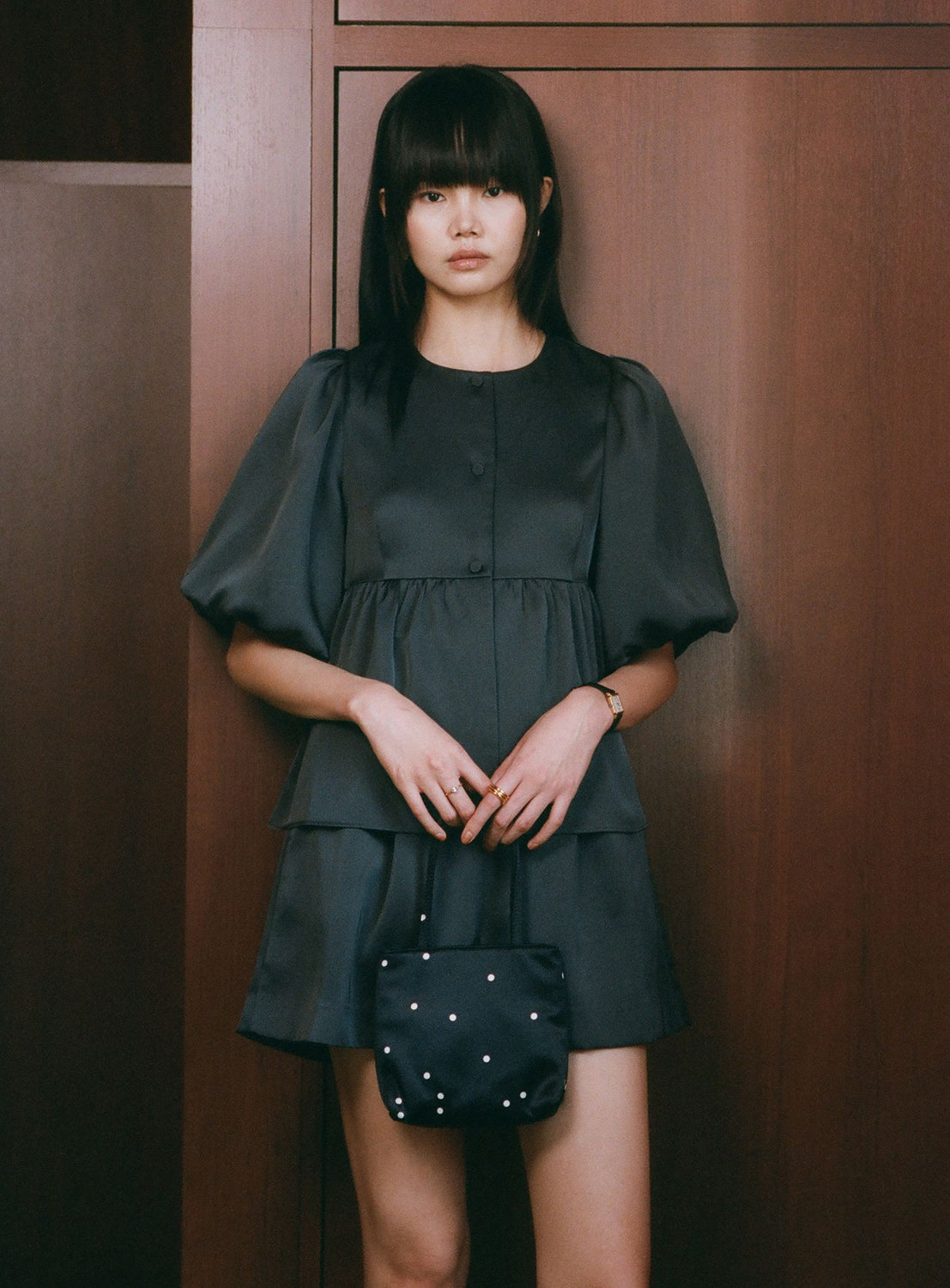 BEAMS SALON / Silky Puff Blouse