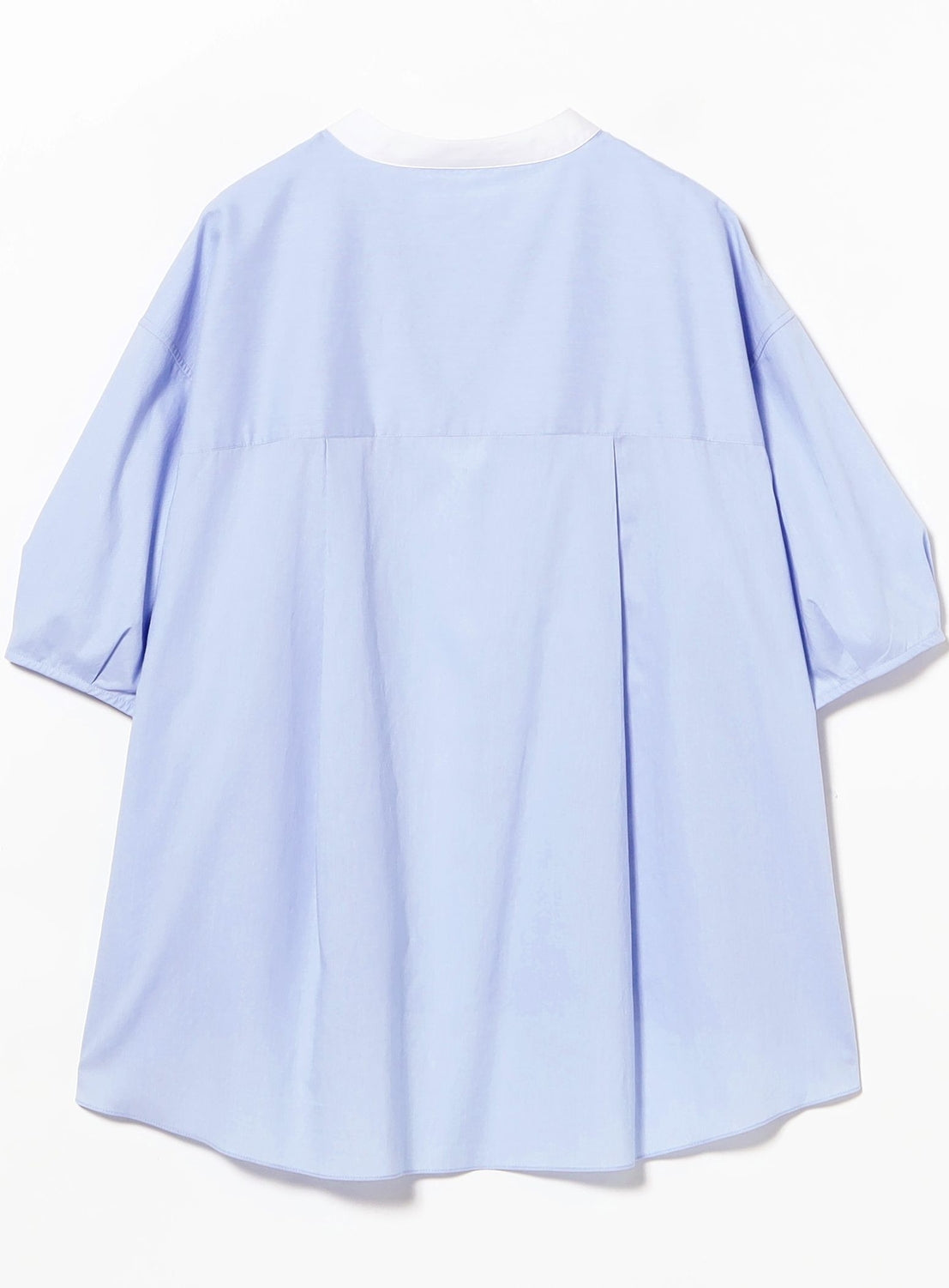 Feminine Half-Sleeve Volume Shirt