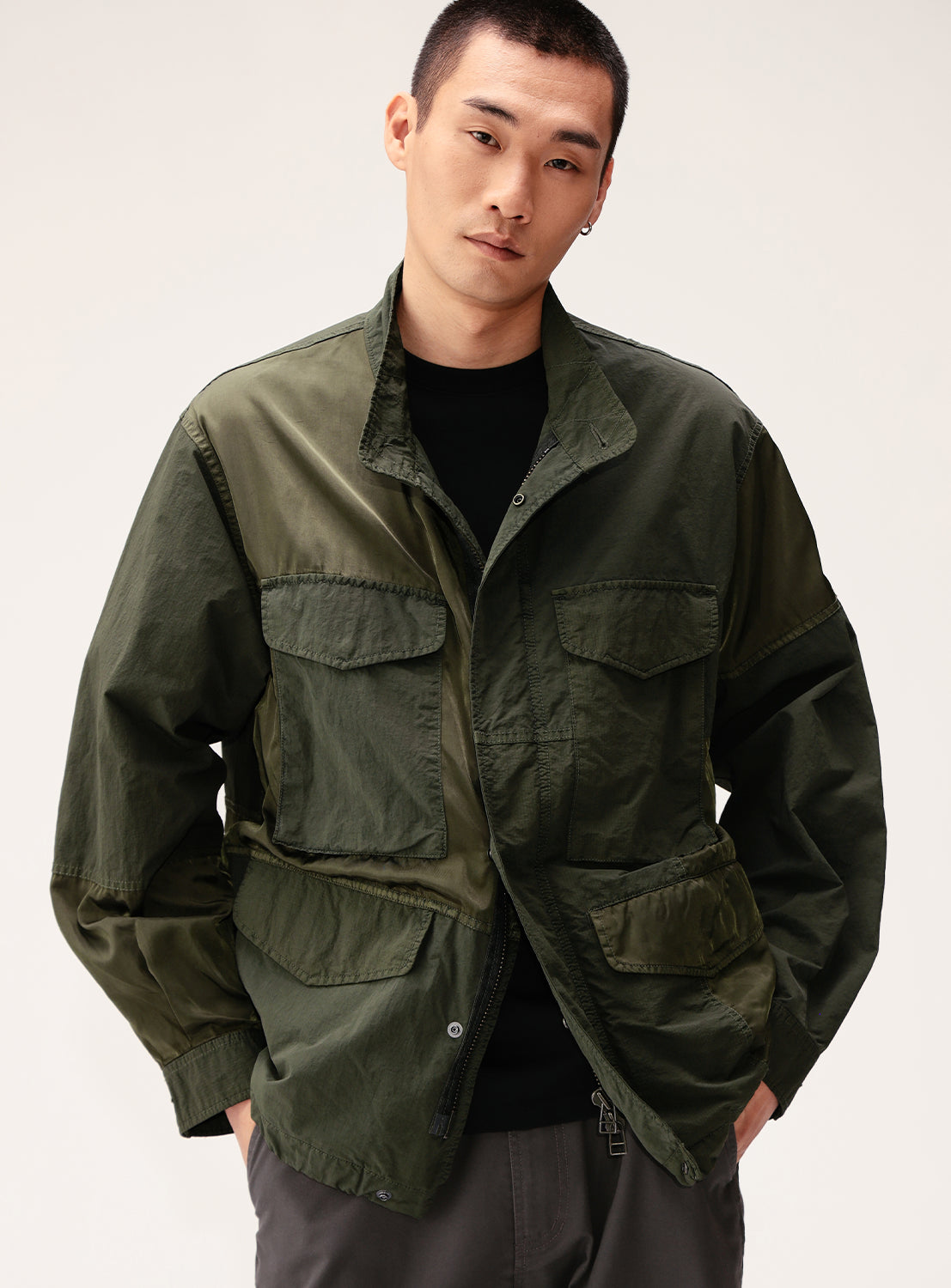 3 Types Fabric Garment Dye M65 Jacket