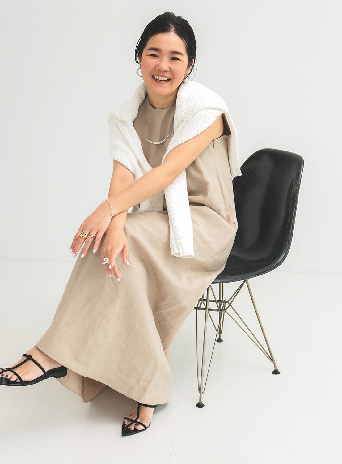 Simple Linen 2-Way Dress .M