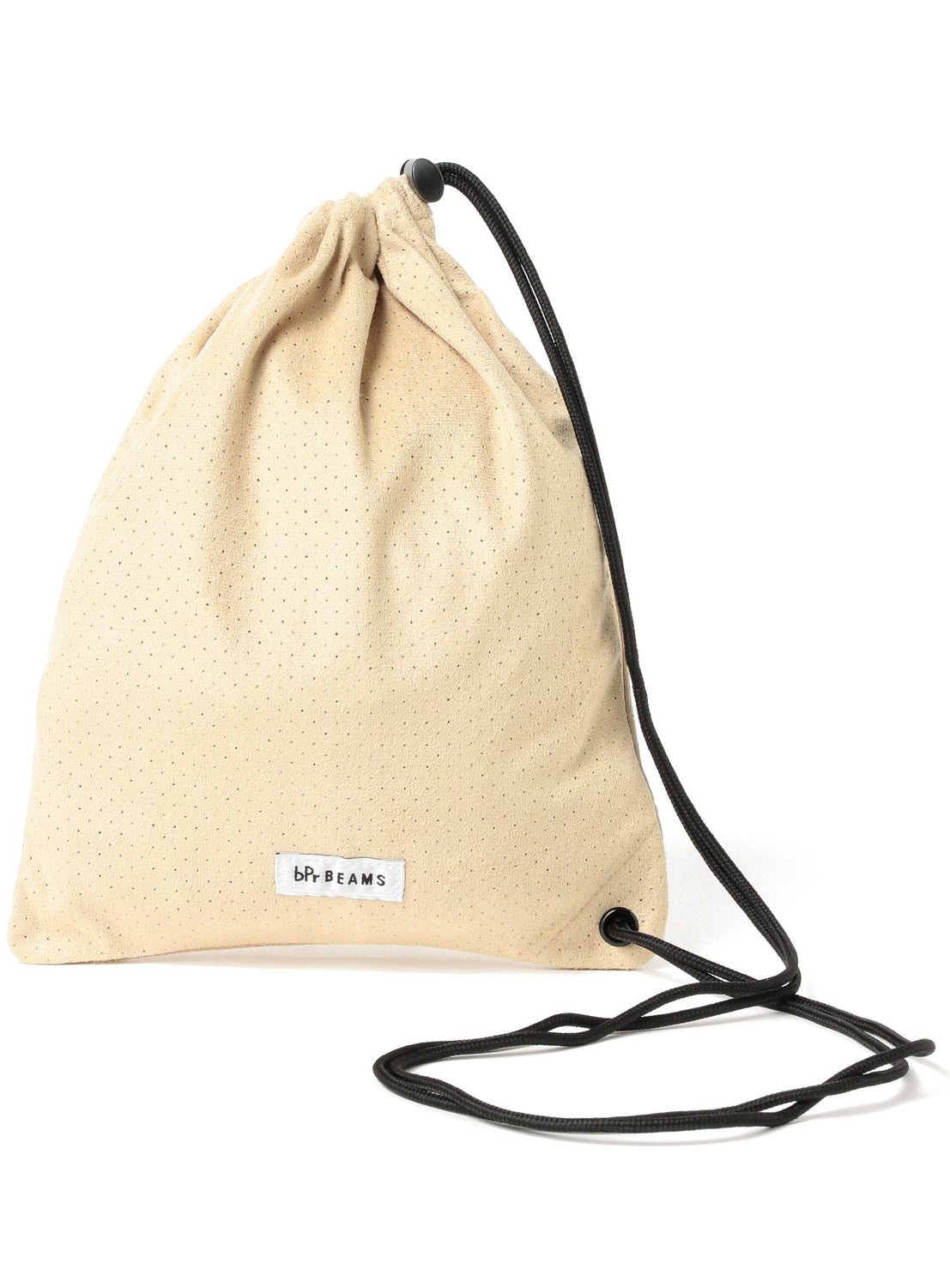Perforated Drawstring Shoulder Bag