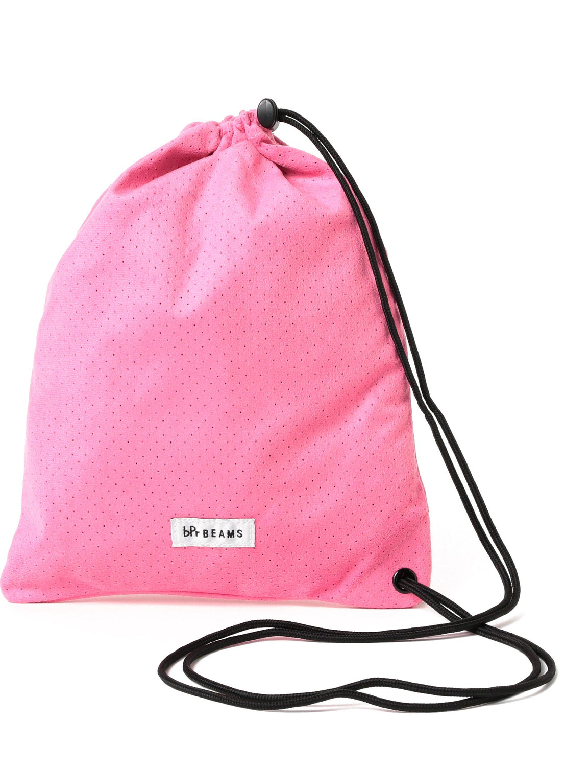Perforated Drawstring Shoulder Bag