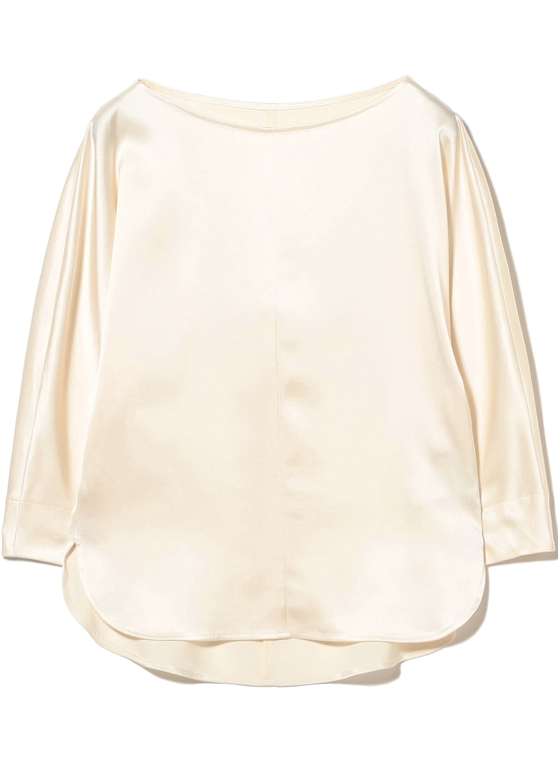 Triacetate & Polyester Flat Satin Blouse