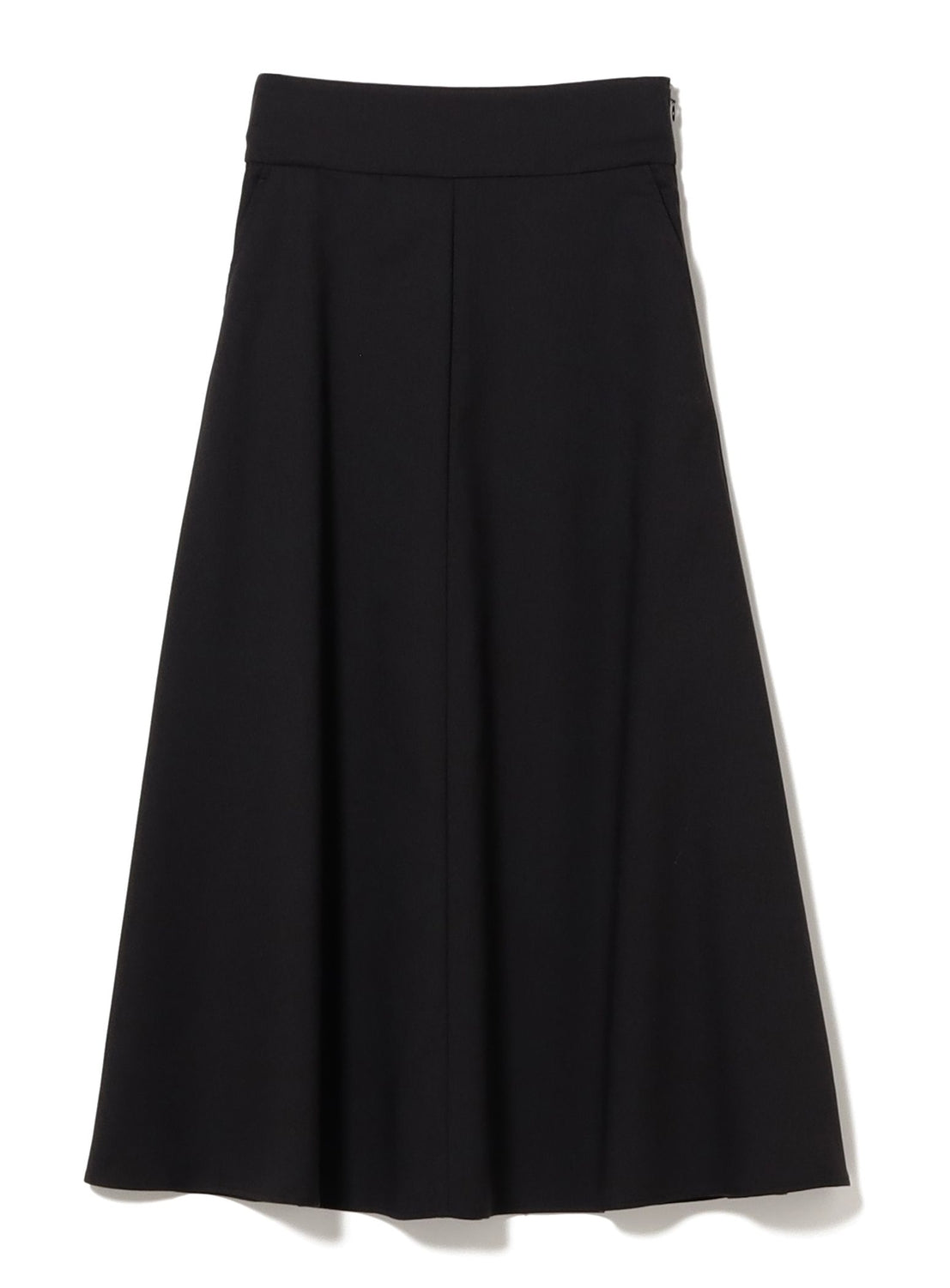 Natural Oxford Flared Skirt