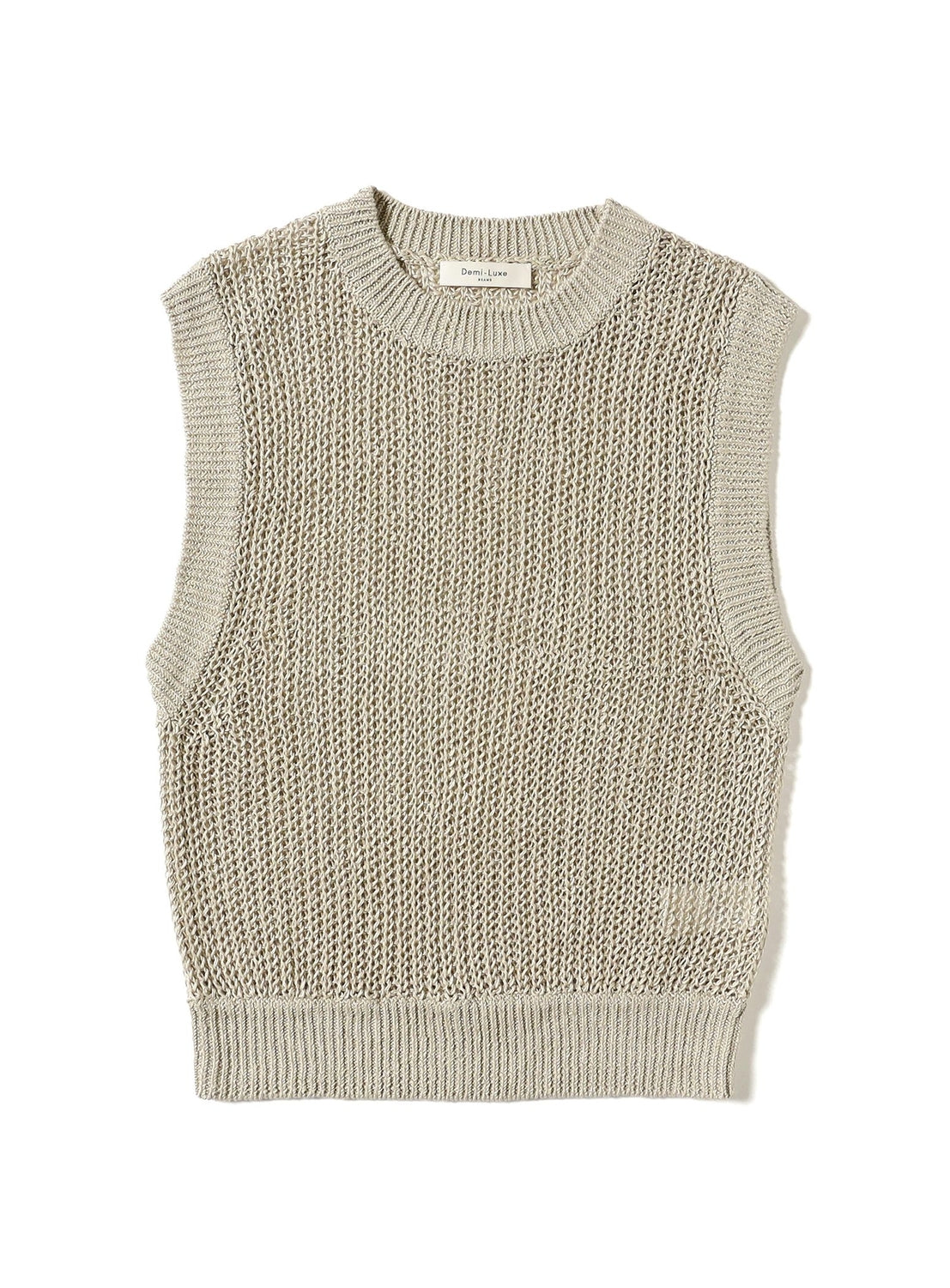 Linen Rib Knit Vest