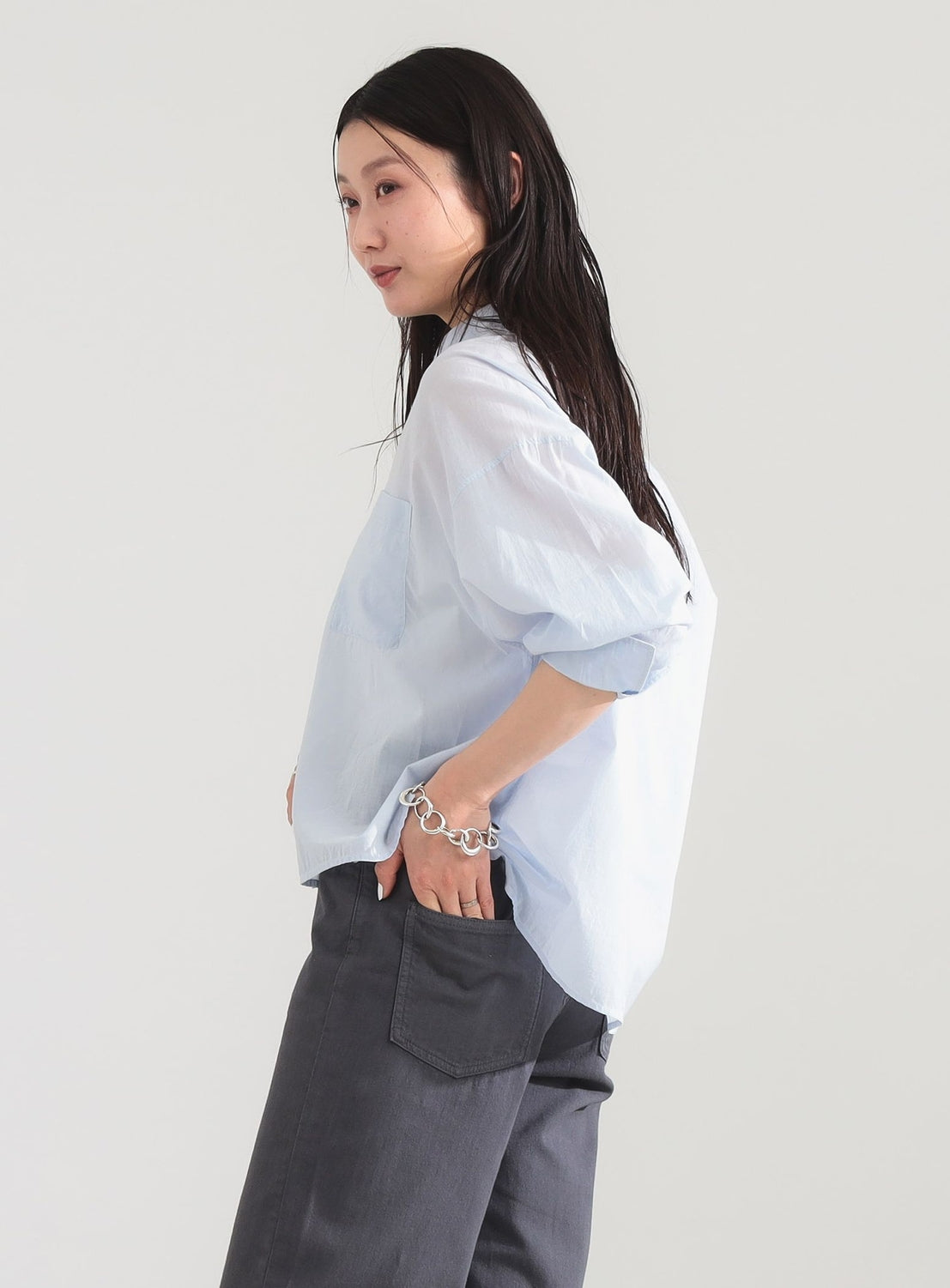 KHADI Over Short Shirt