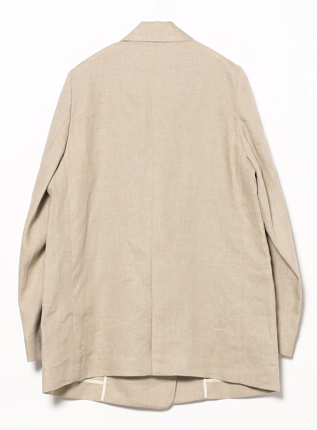 Double-Breasted Linen Jacket
