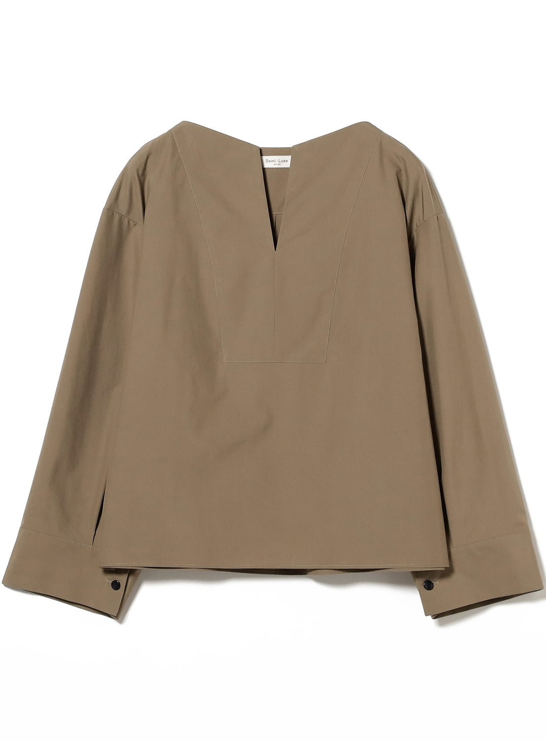 Wide Cuff Pullover Shirt