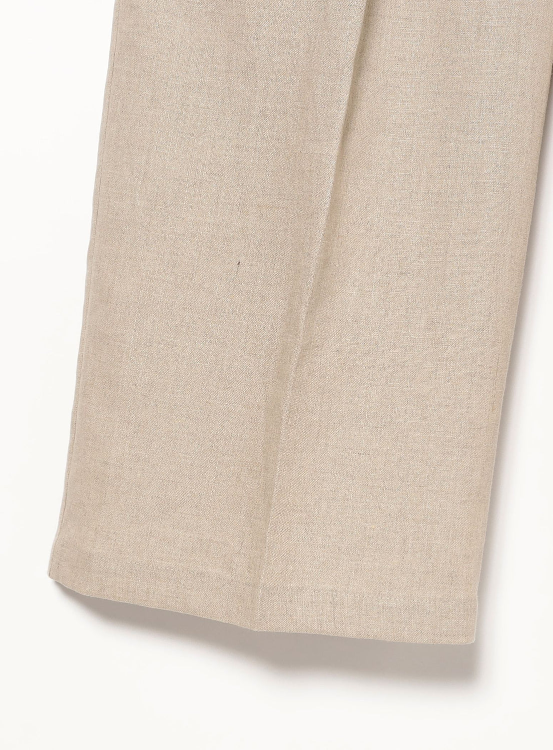 Linen Wide-Leg Pants with Tabs