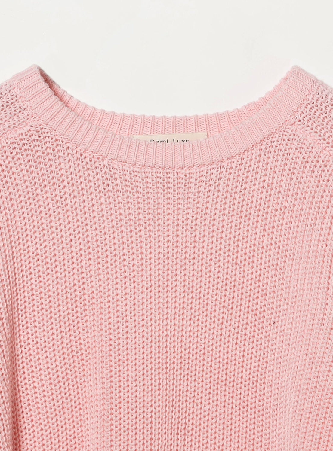 5-Gauge Cotton Rib Knit Pullover