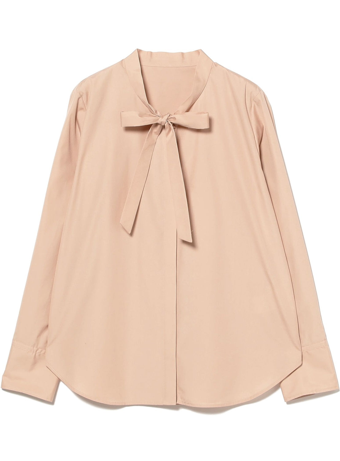 Cotton Ribbon Tie Shirt