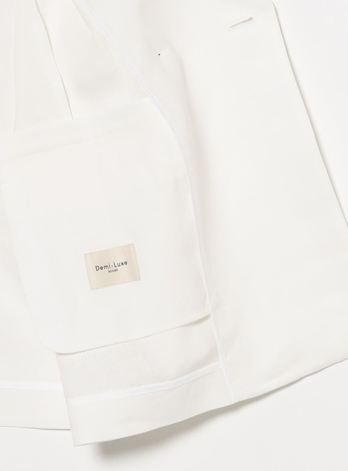 Double-Breasted Linen Jacket