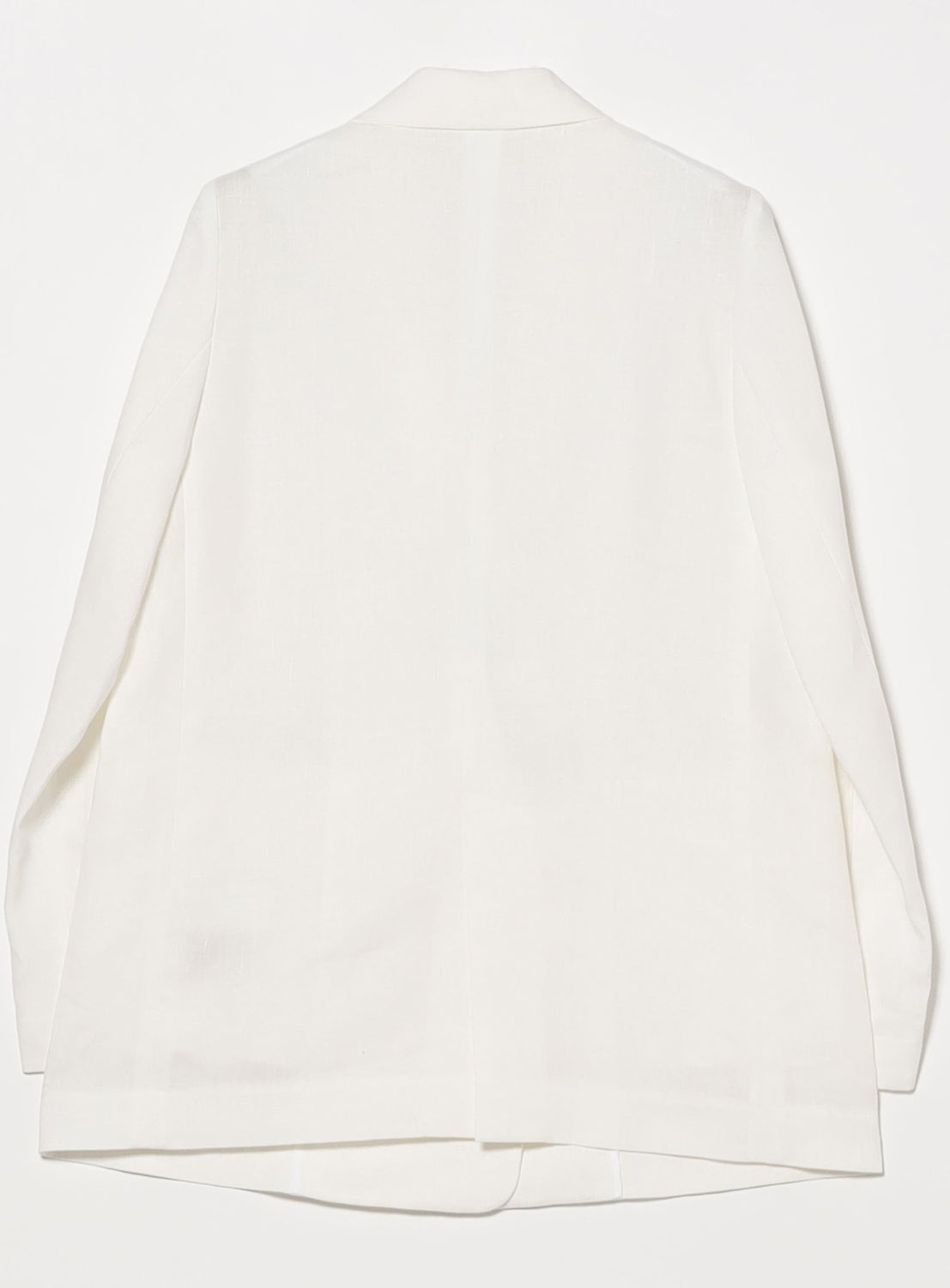 Double-Breasted Linen Jacket