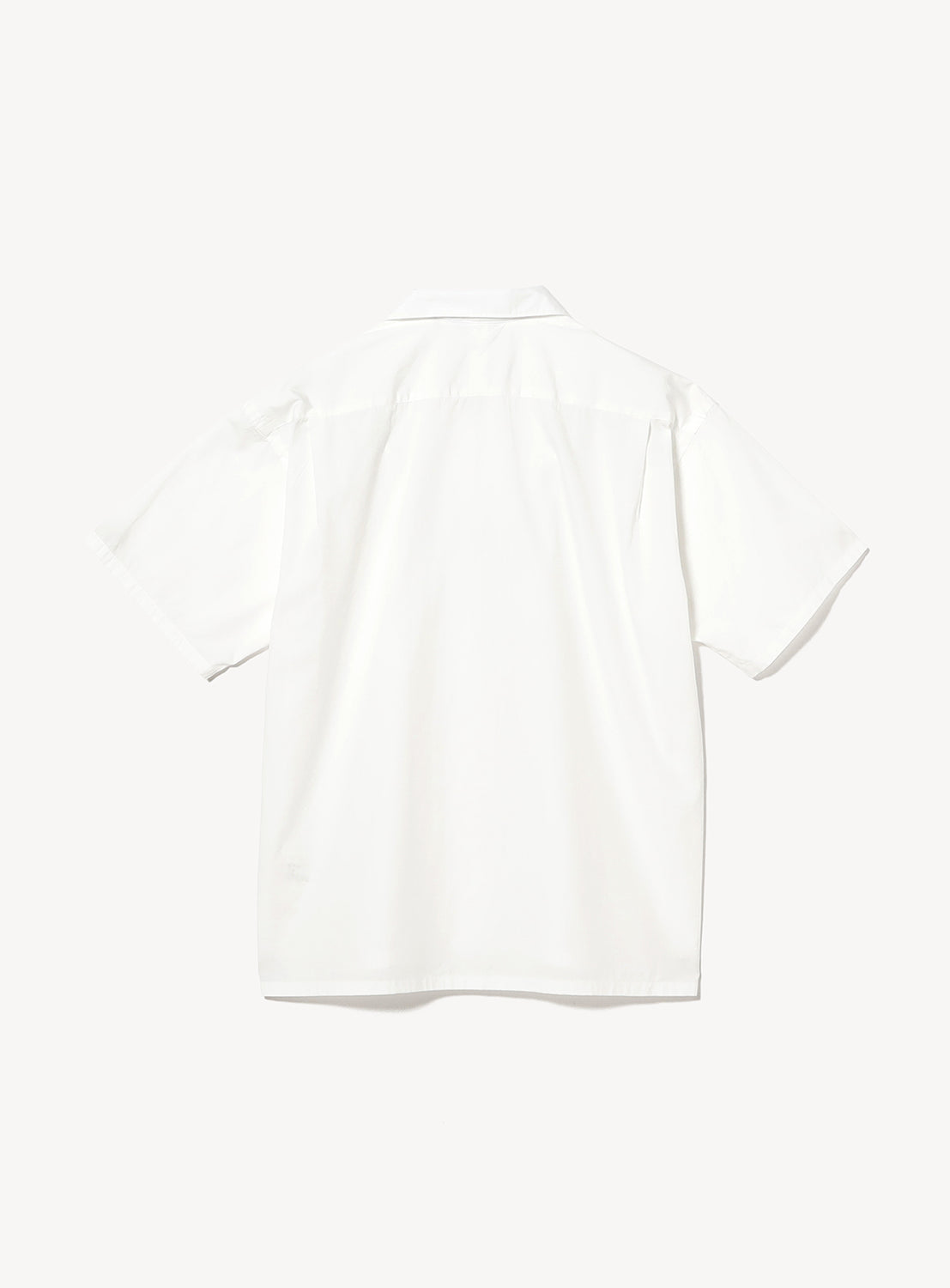 Broadcloth Open Collar Shirt