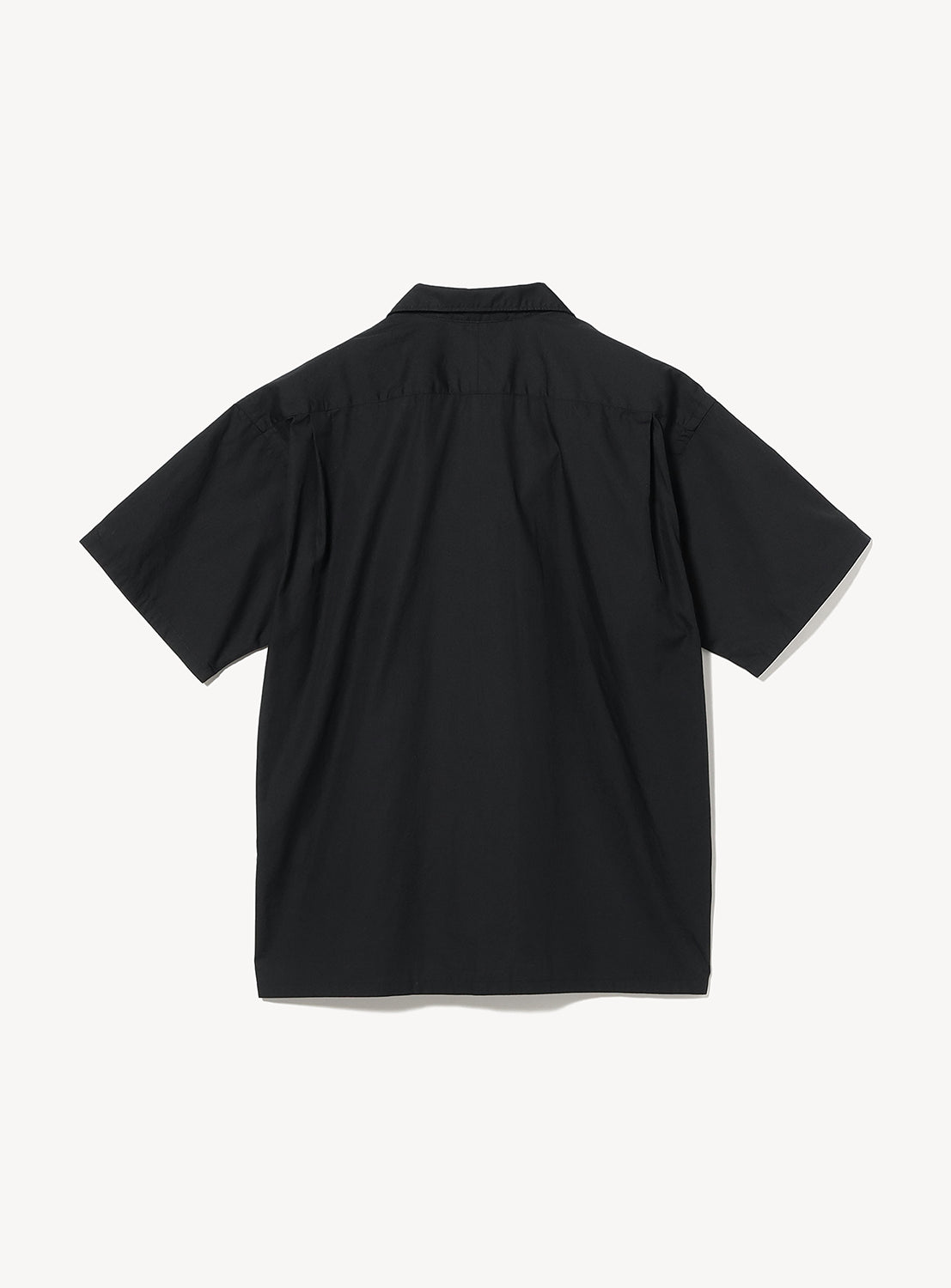 Broadcloth Open Collar Shirt