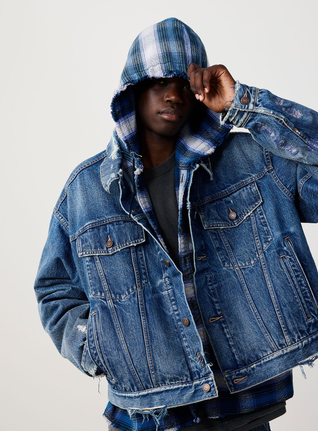 Damage Denim Jacket