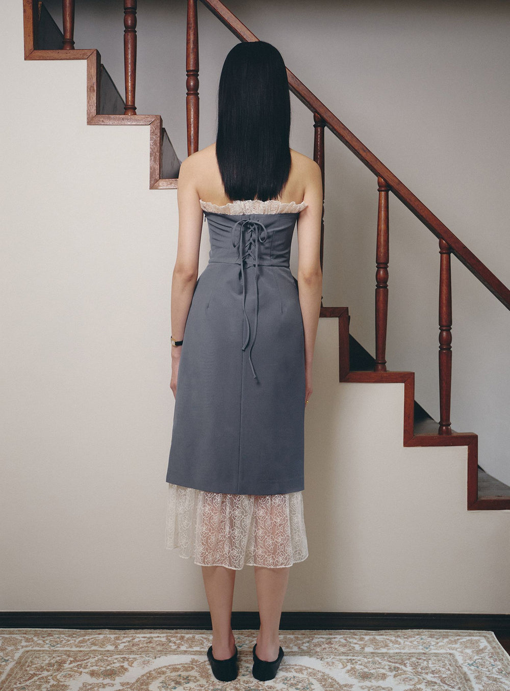 BEAMS SALON / Lace Corset Dress
