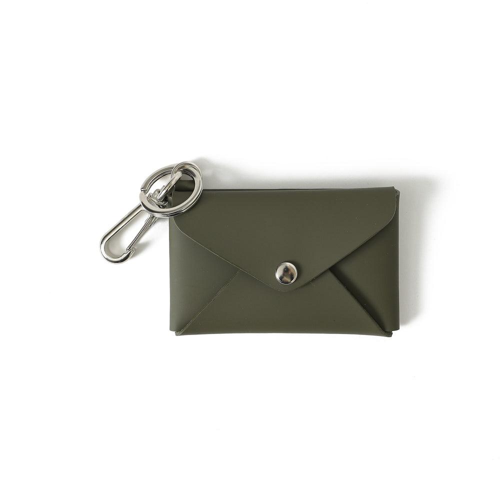 Rubber Leather Card Case Key Holder