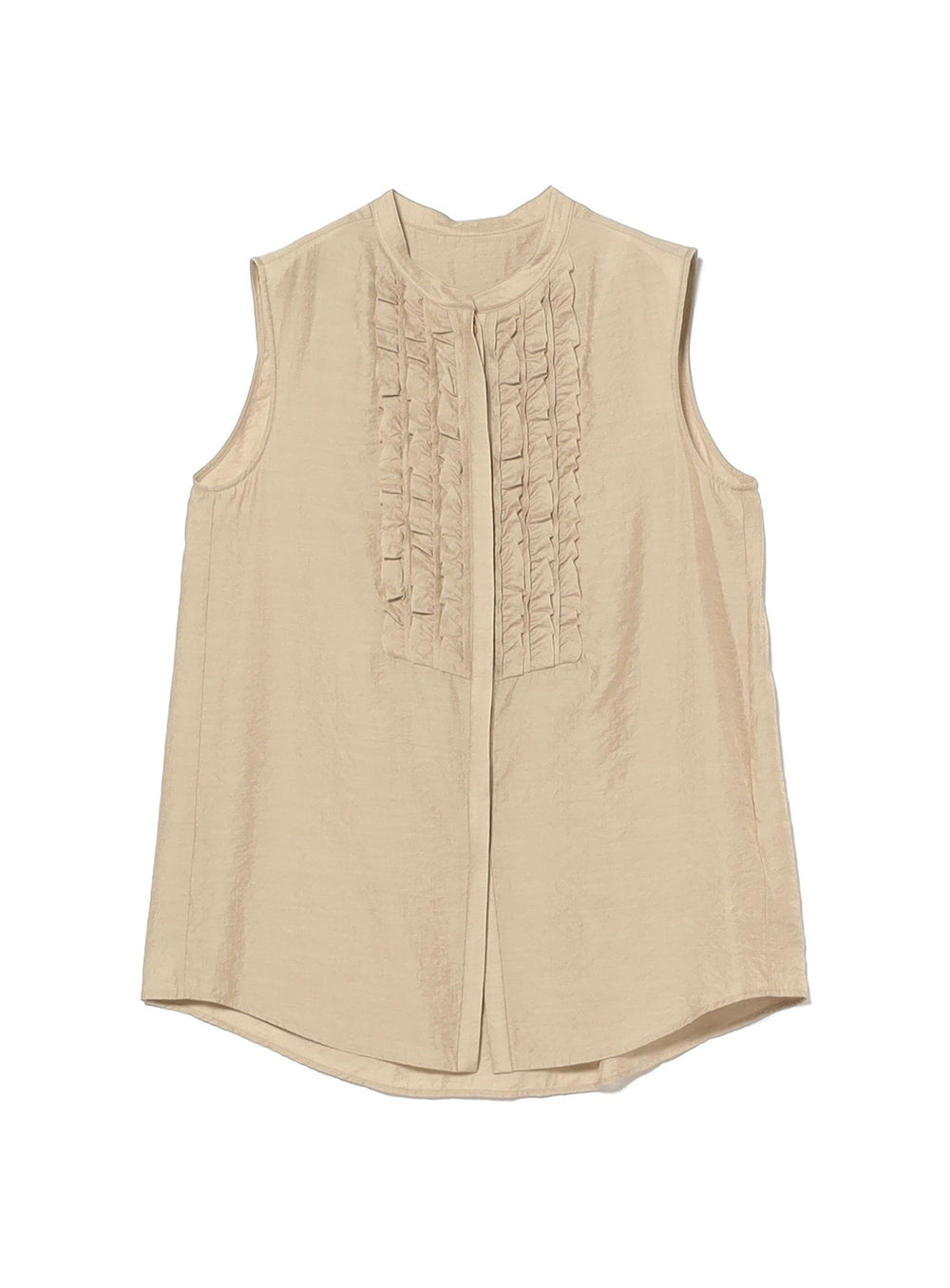 Rayon Linen Frill York Blouse
