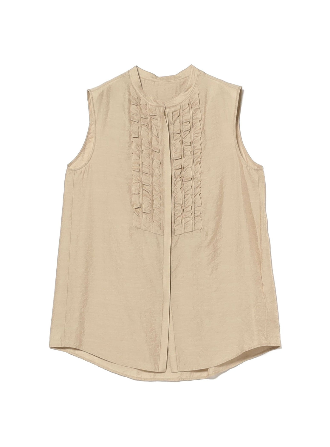 Rayon Linen Frill York Blouse