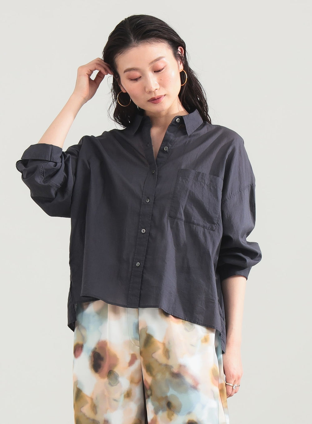 KHADI Over Short Shirt