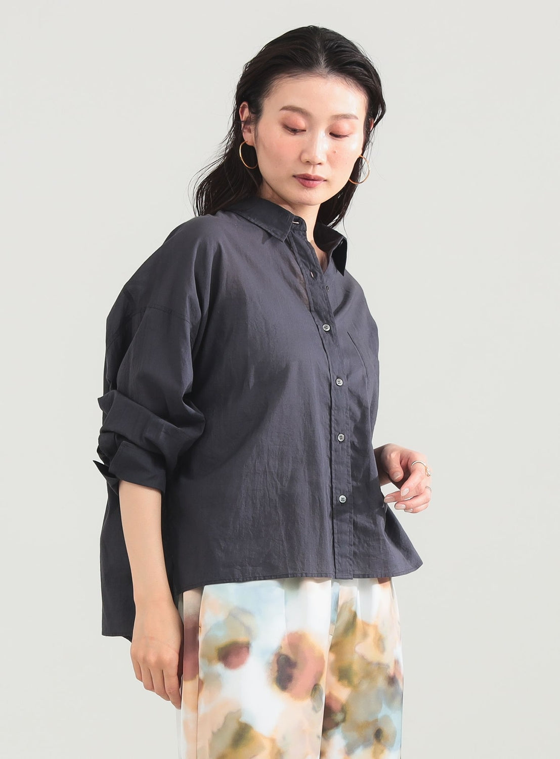 KHADI Over Short Shirt