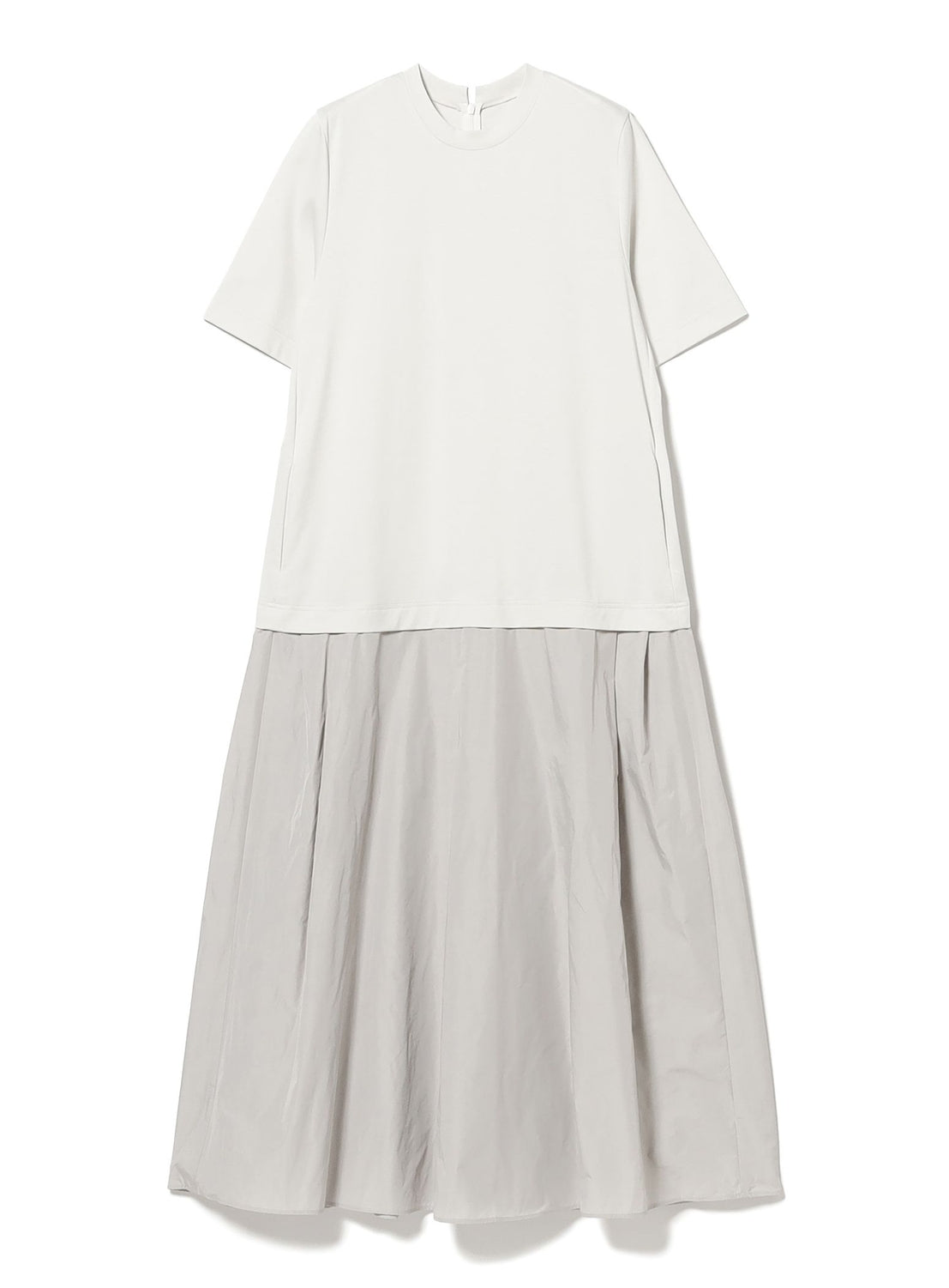 Taffeta Combo T-Shirt Dress