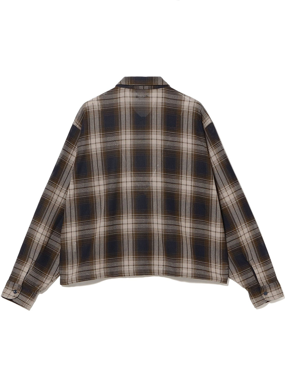 เสื้อเชิ้ตผ้าตาข่ายมีซิป