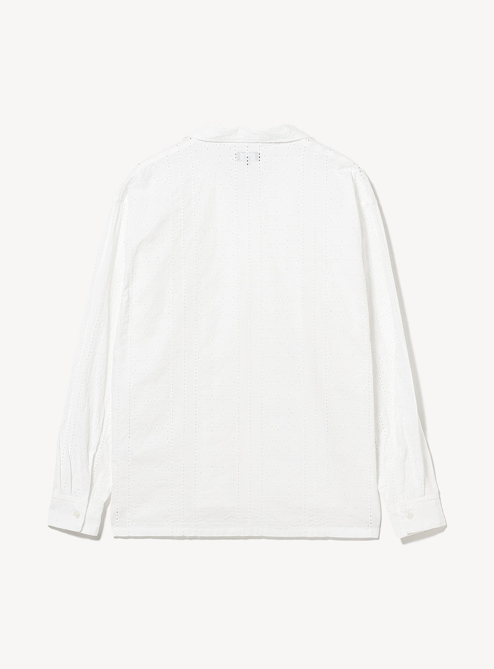Lace Open Collar Shirt