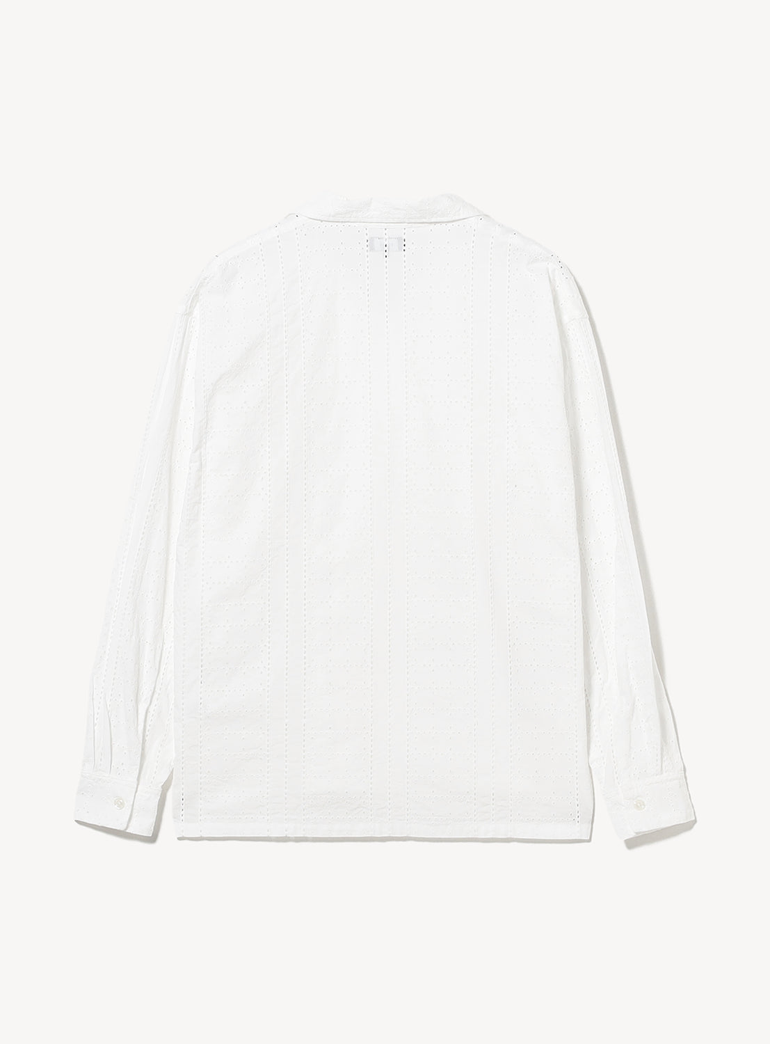 Lace Open Collar Shirt