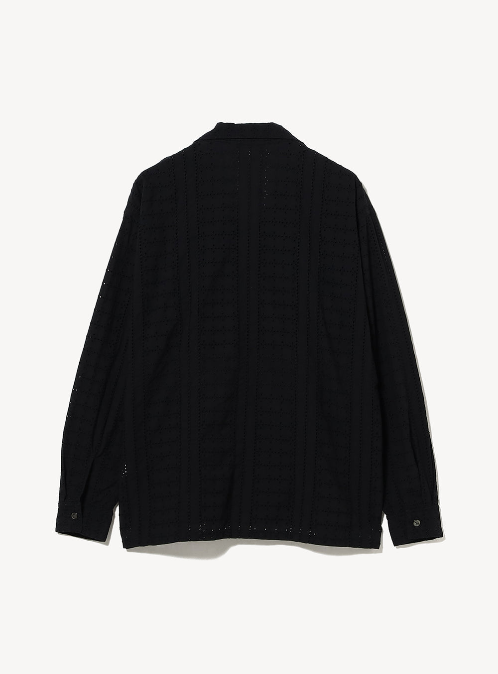 Lace Open Collar Shirt
