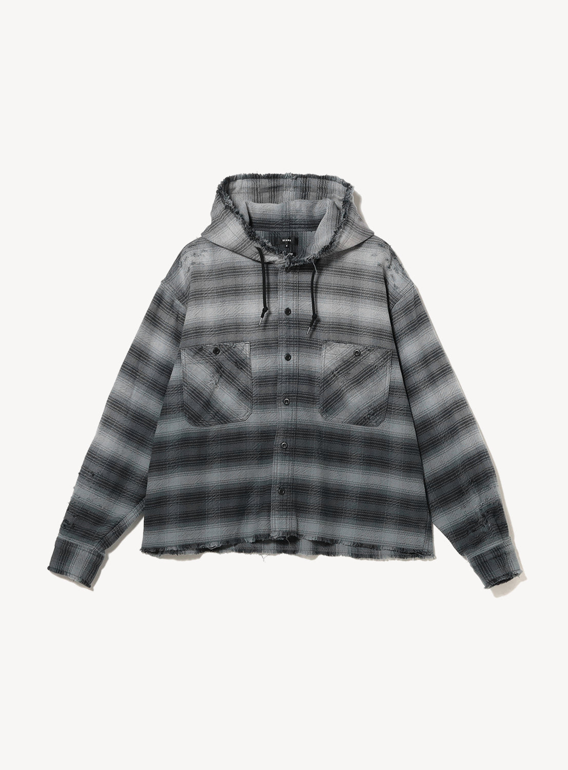 Damage Flannel Hood Shirt
