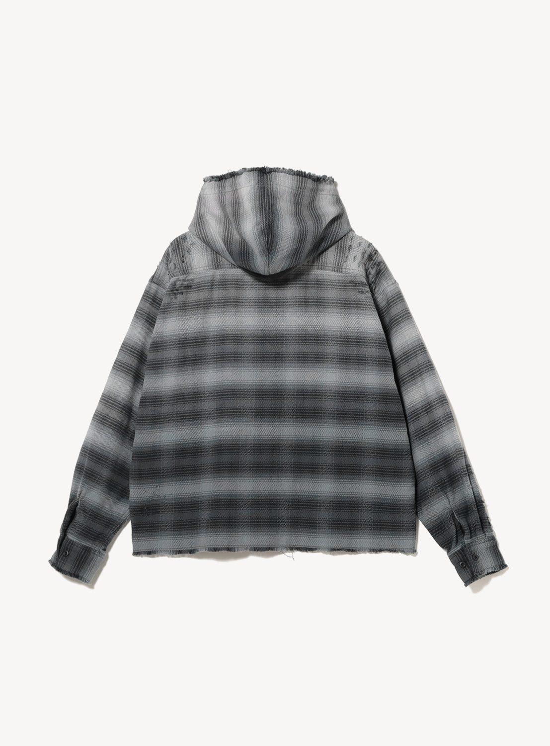 Damage Flannel Hood Shirt