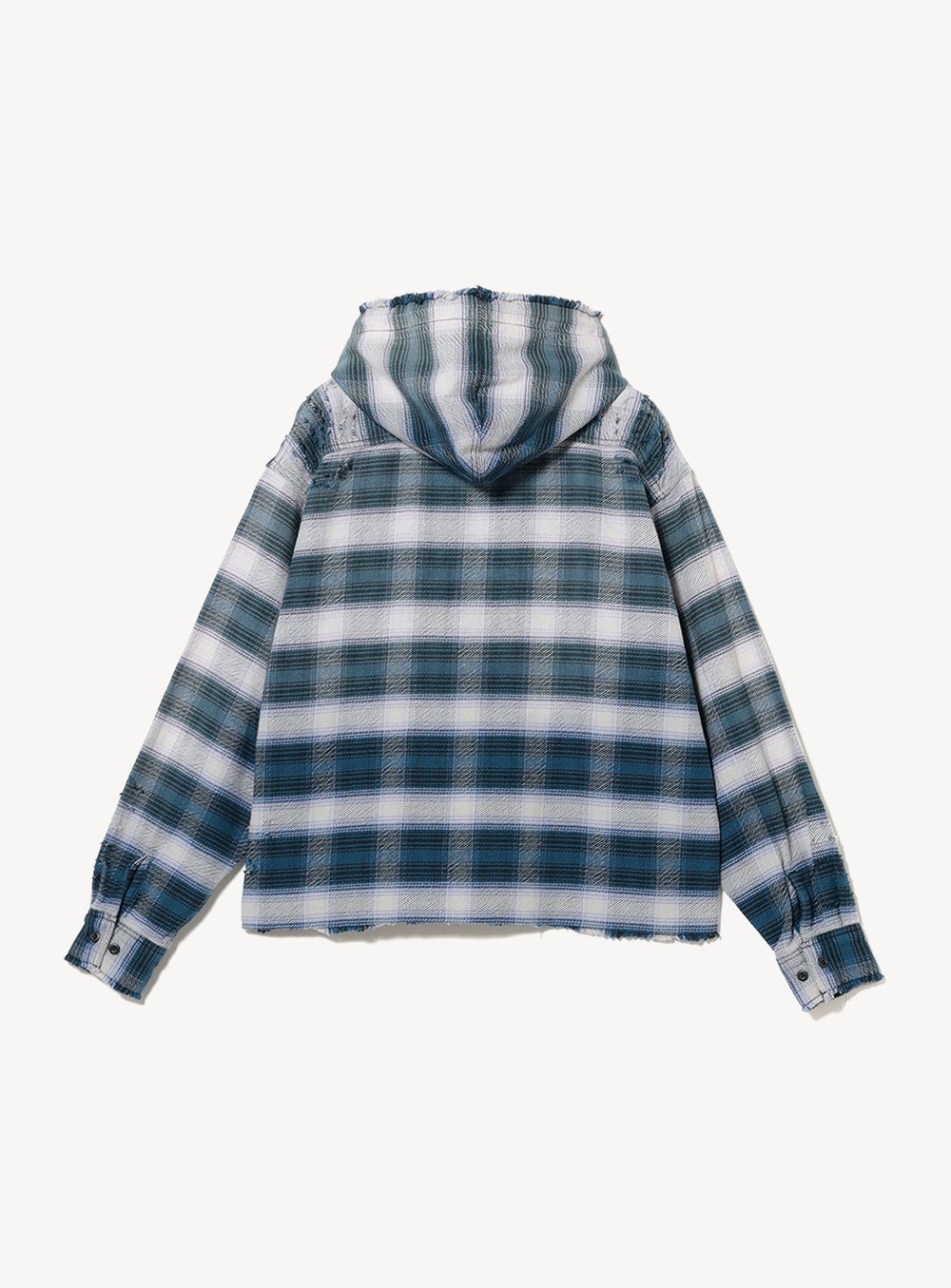 Damage Flannel Hood Shirt