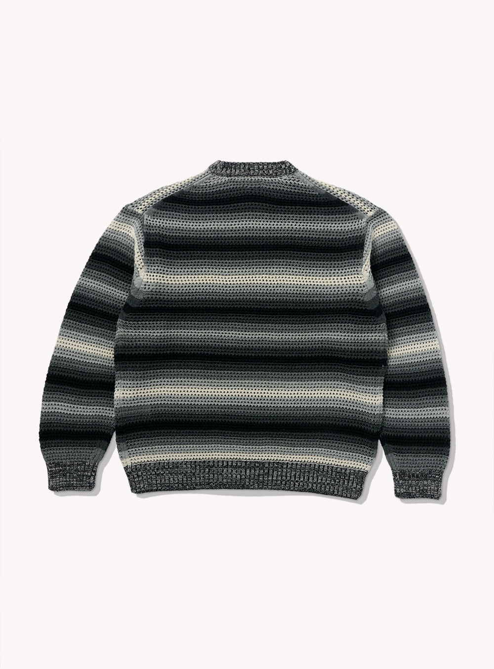Mesh Border Crew Neck
