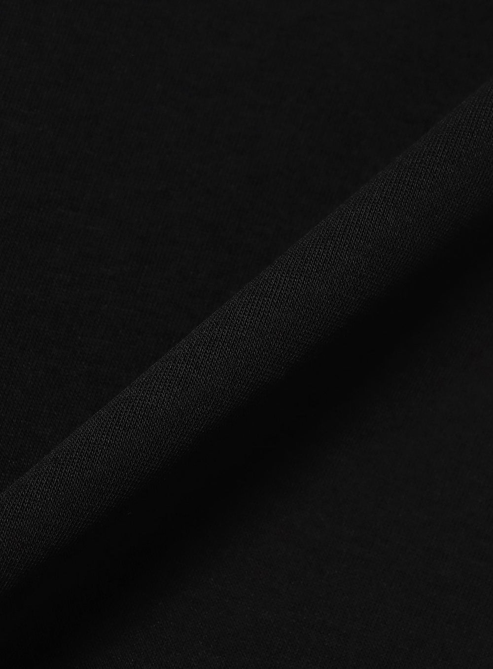 Cotton Cupro Curved Hem Long Sleeve T-Shirt