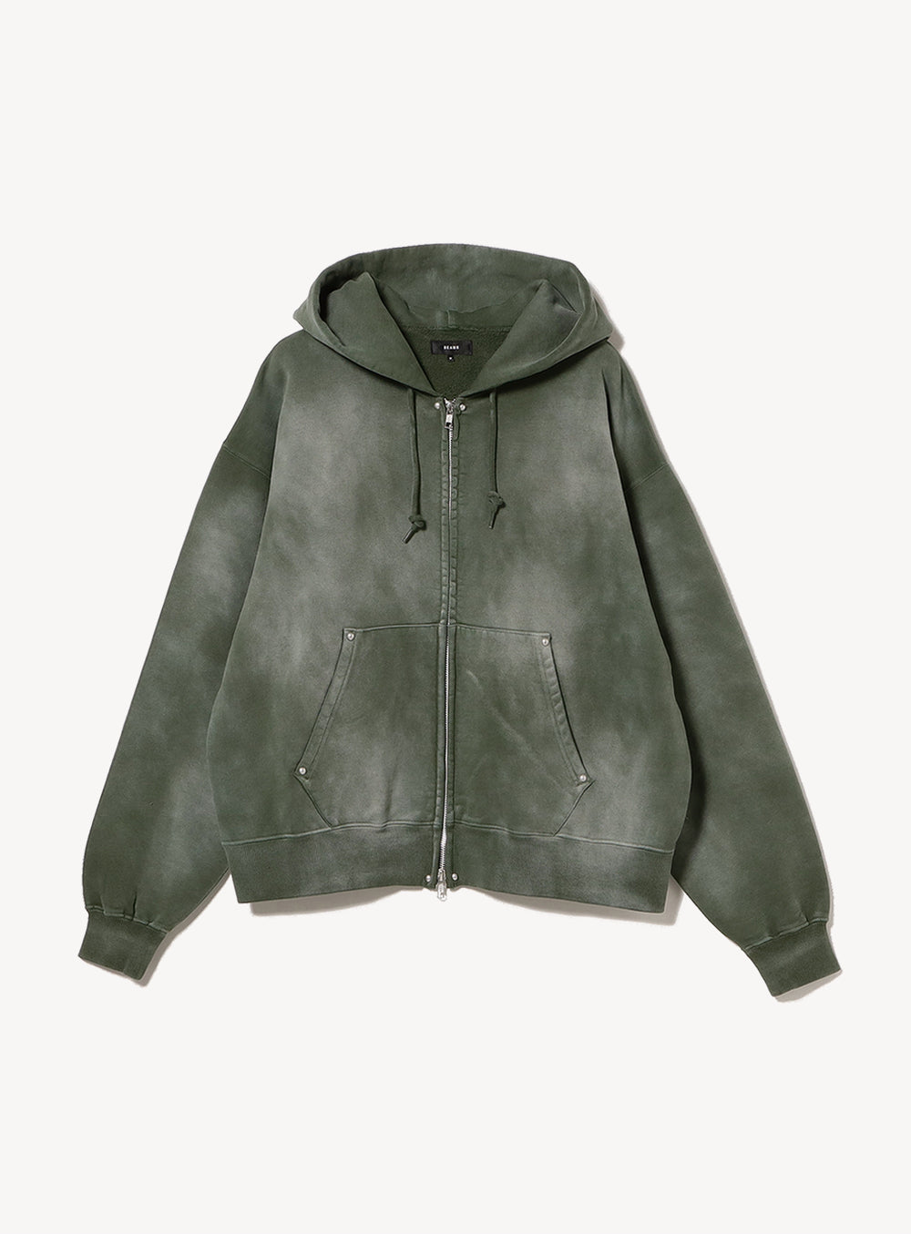 Fade Rivet Zip Hoodie