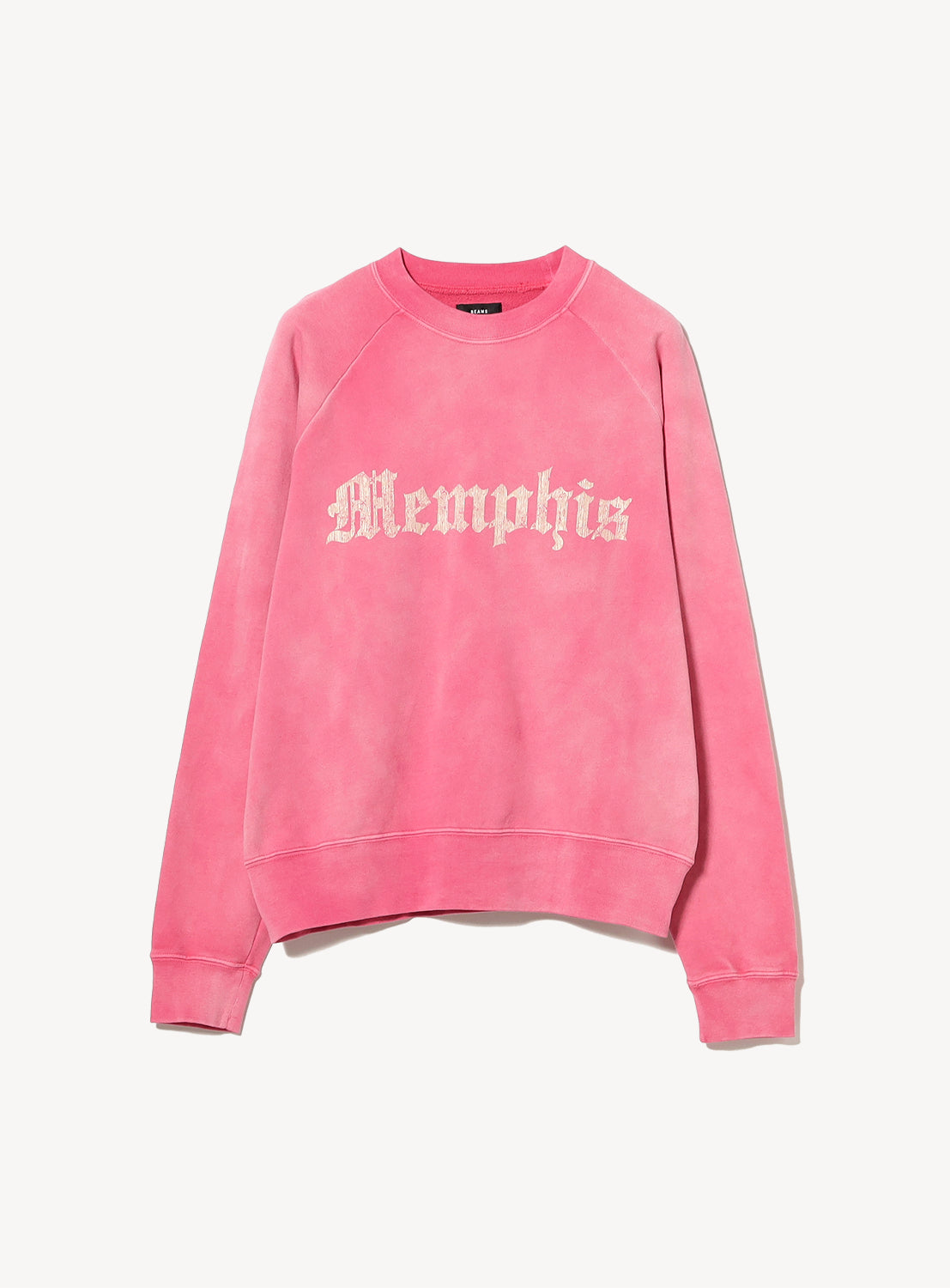 Fade Print Raglan Crew Neck