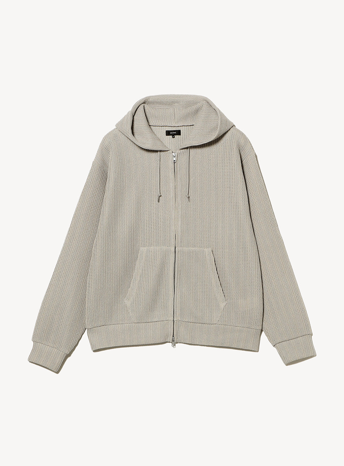 Mesh Zip-Up Hoodie