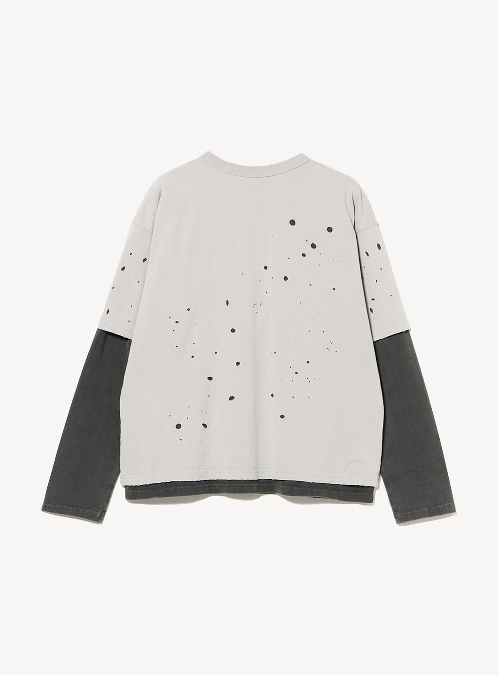 Layered Damage Long Sleeve T-Shirt