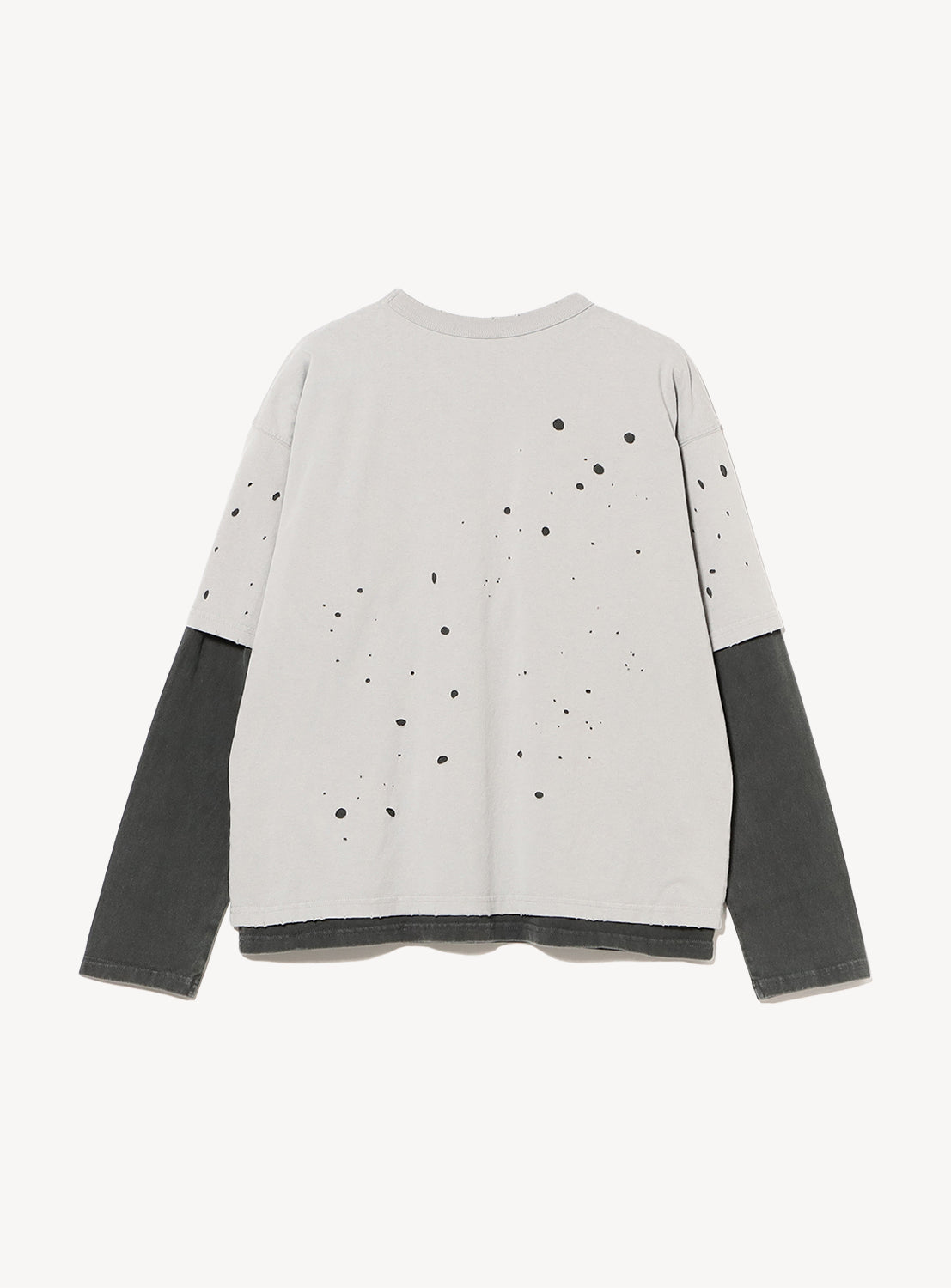 Layered Damage Long Sleeve T-Shirt