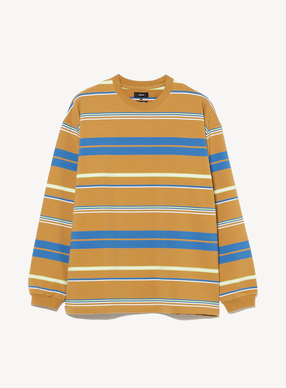 Multi-Stripe Crew Neck Wide Fit Sweatshirt