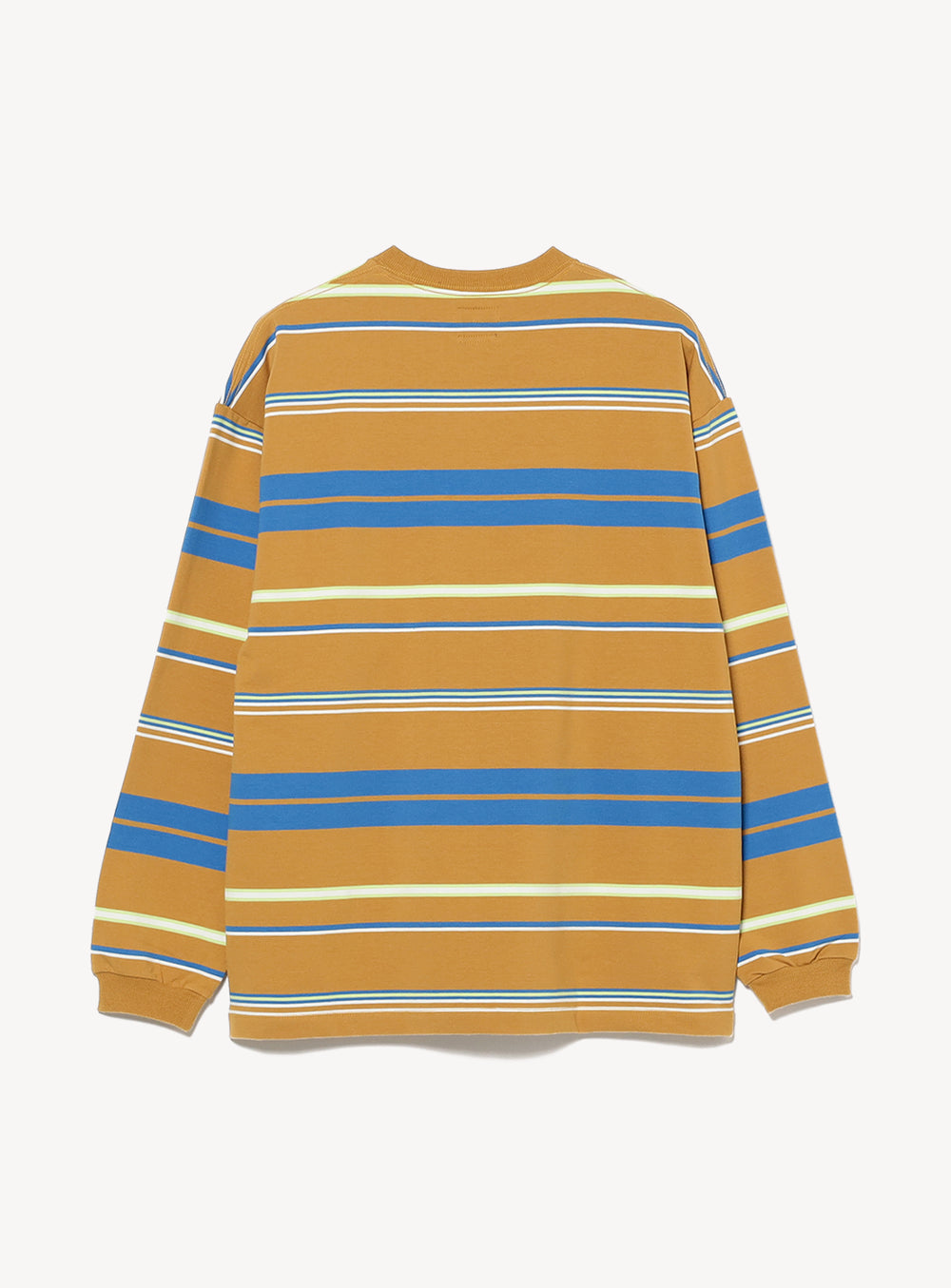 Multi-Stripe Crew Neck Wide Fit Sweatshirt