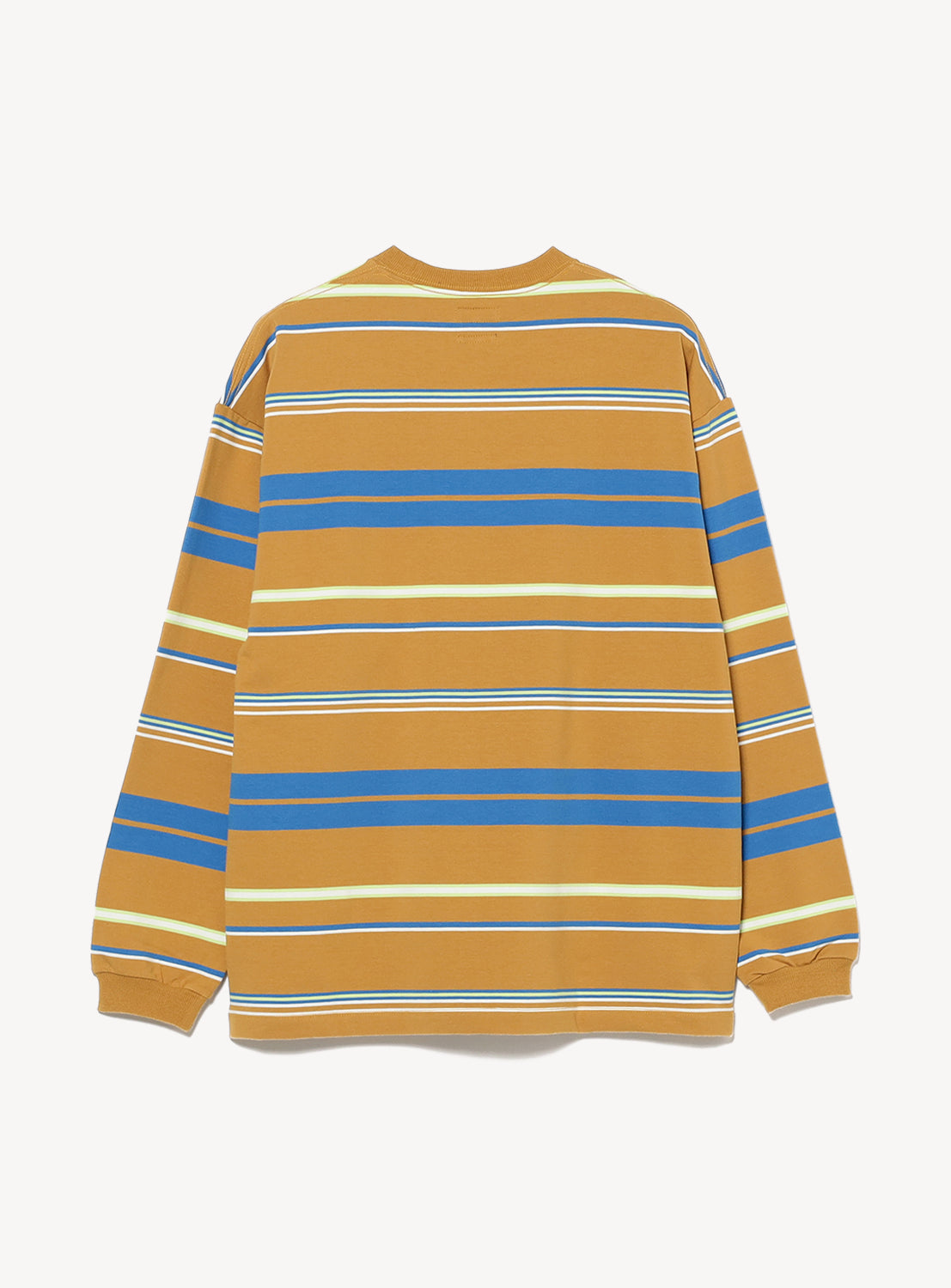 Multi-Stripe Crew Neck Wide Fit Sweatshirt